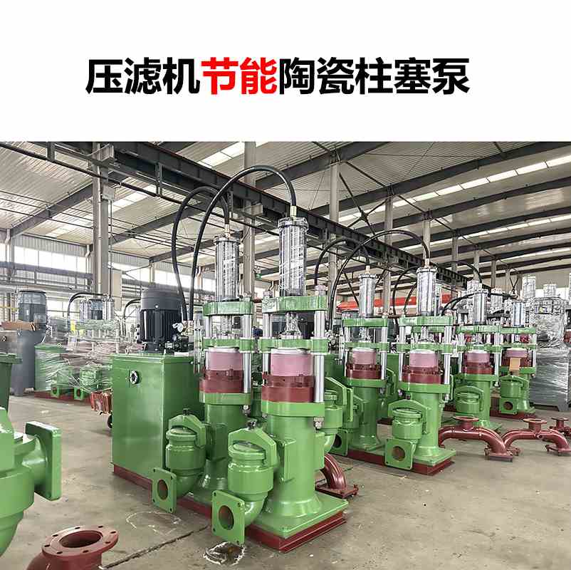 銅礦板框壓濾機進料柱塞泵